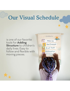 Programa Visual Slumberkins 18 Piezas para Rutinas Niños 2