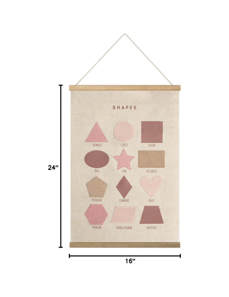 Póster Bordado Bon et Beau 40x60 cm Decoración Infantil