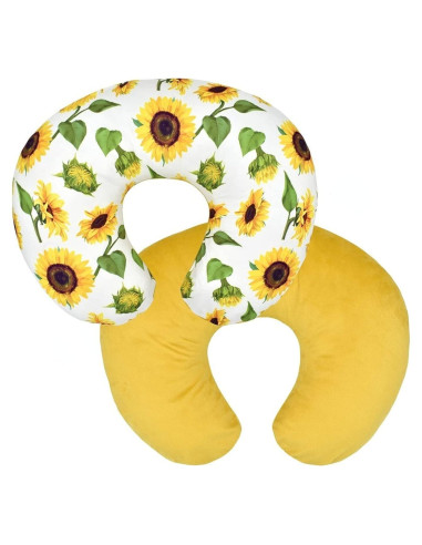 Funda de Almohada de Lactancia BxuanW Girasol 2 Unidades