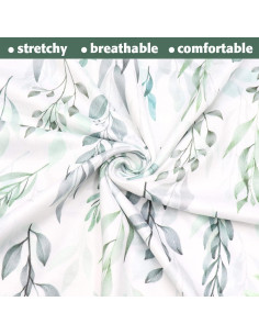 Funda de Almohada de Lactancia DILIMI Hoja Verde Suave 2