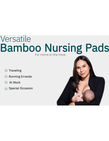 Almohadillas Desechables para Lactancia Hooru - 120 Pcs Ultra-Absorbentes