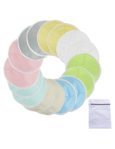 Almohadillas de Lactancia Orgánicas Jakuva 16 Piezas Reutilizables