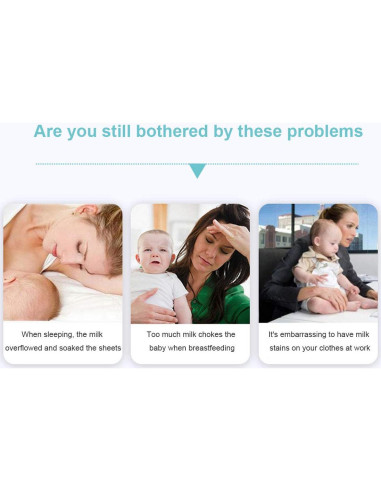 Almohadillas de Lactancia Orgánicas Jakuva 16 Piezas Reutilizables