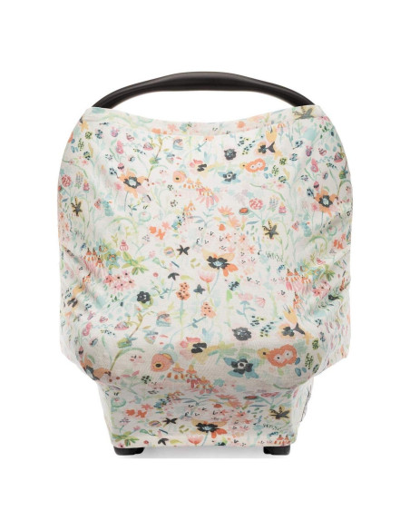 Cubierta 4 en 1 Parker Baby Bloom - Asiento de auto, lactancia