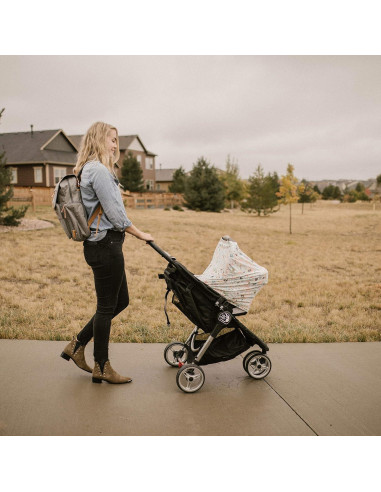 Cubierta 4 en 1 Parker Baby Bloom - Asiento de auto, lactancia