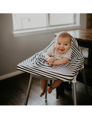 Cubierta 4 en 1 Parker Baby Bloom - Asiento de auto, lactancia