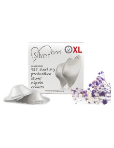 Copas de Lactancia de Plata Silvermom - Protectores de Pezón