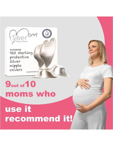 Copas de Lactancia de Plata Silvermom - Protectores de Pezón