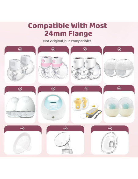 Kit de Lactancia Nursi Luna con Bridas y Almohadillas 10PCS