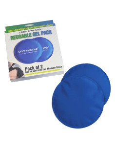 Paquete de Hielo Gel Reutilizable Sport Emblema 2 Pcs 14 cm