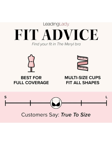 Sostén de Algodón Leading Lady 44F/H Azul Denim Melange Sostén de Algodón Leading Lady 44F/H Azul Denim Melange