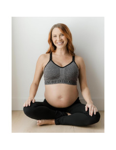 Sostén Deportivo de Lactancia Kindred Bravely - Mediano Gris 2
