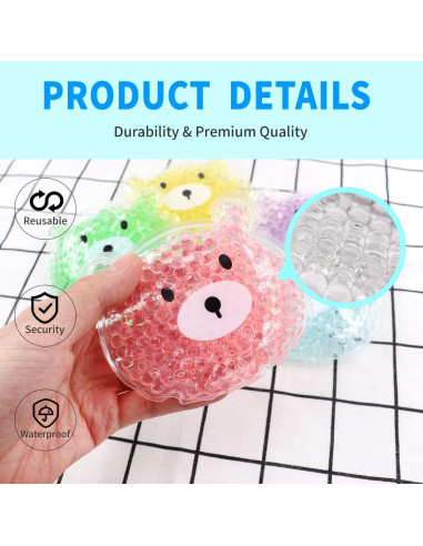 5 Paquetes de Hielo Reutilizables para Niños HI FINE CARE