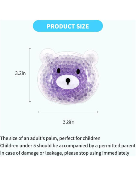 5 Paquetes de Hielo Reutilizables para Niños HI FINE CARE