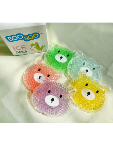 5 Paquetes de Hielo Reutilizables para Niños HI FINE CARE