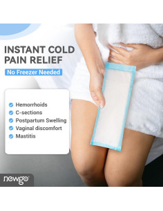 Paquetes Fríos Desechables NEWGO Postparto 12 Pcs Alivio Dolor 2