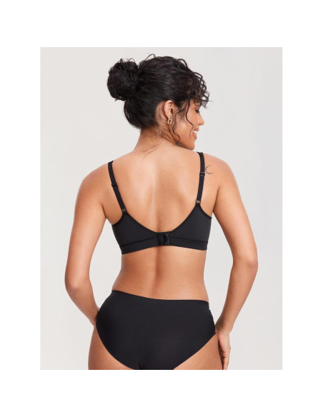 Sostén de Lactancia MOMANDA Grande Negro Sin Alambre Sostén de Lactancia MOMANDA Grande Negro Sin Alambre