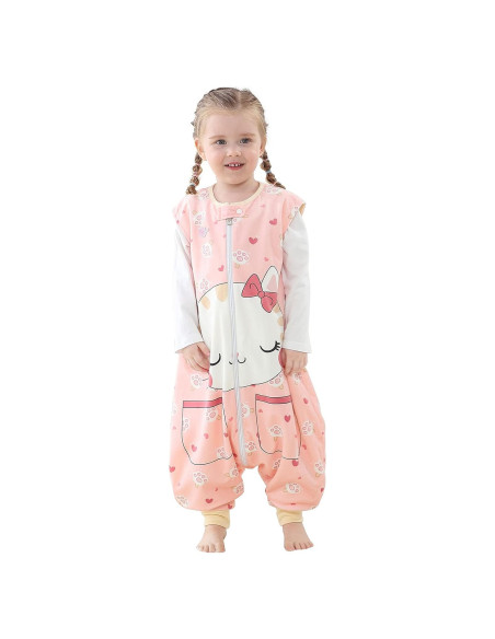 MICHLEY Saco de Dormir para Bebés Unisex 1-3 Años Gato