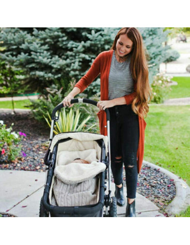 Saco de Dormir de Punto para Bebés Unisex 68x38cm