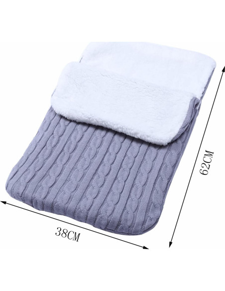 Saco de Dormir de Punto para Bebés Unisex 68x38cm