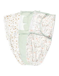 Paquete de 3 Sacos de Sueño Algodón MY LITTLE ZONE 0-3 Meses