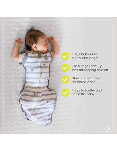 Saco de Swaddle bblüv Slep Mediano con Mangas Removibles