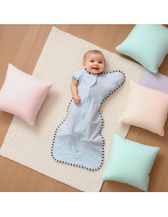 Manta de Envolver para Bebés BLACKLEAF BABY S 0-3 Meses 2