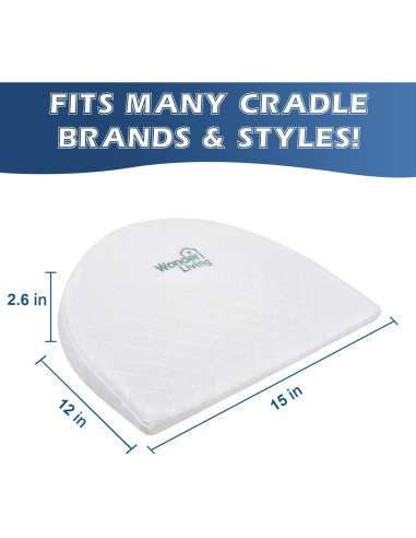 Cojín Wedge para Bebés Wonder Living 38x30cm Impermeable