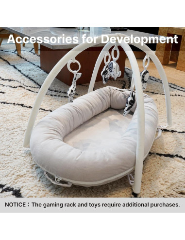 Cubierta Lounger Deluxe CooCooBaby 100% Algodón para Bebés