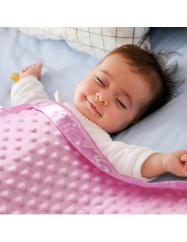 Set de Mantas para Bebé Pro Goleem Elefante Rosa 2 Piezas
