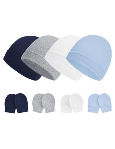 Set de Gorro y Mitones Zando para Bebés 0-3 Meses