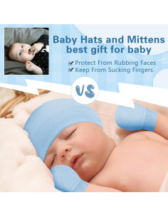 Set de Gorro y Mitones Zando para Bebés 0-3 Meses 2