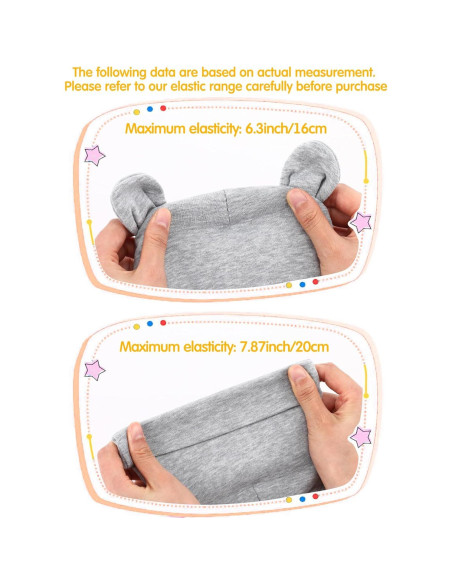 Conjunto de Gorros y Manoplas Geyoga 12 Piezas Bebés 0-12 Meses