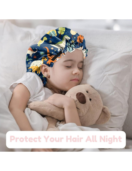 Gorras de Saten para Niños BHAHB - 2 Piezas Ajustables