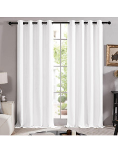 Cortinas Deconovo 100% Opacas Aislantes Térmicos 132x241 cm 2 Paneles 2