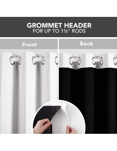 Cortinas Deconovo 100% Opacas Aislantes Térmicos 132x241 cm 2 Paneles