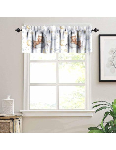 Valance de Ventana JanJCurt Dibujo de Osito 137x45cm 2