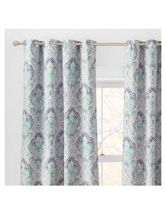 Cortinas Opacas KGORGE 52x84" Verde Biscay - 2 Piezas