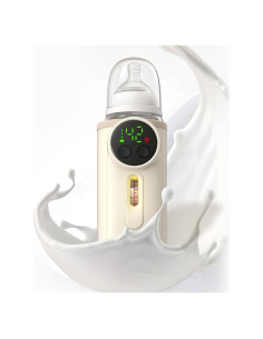 Calentador de Botellas Portátil 8000mAh Control Temperatura 6 Niveles
