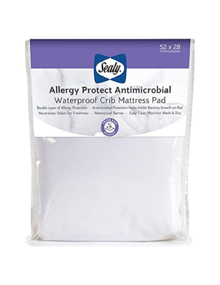 Protector de Colchón Impermeable Sealy Baby para Cuna 132x71 cm