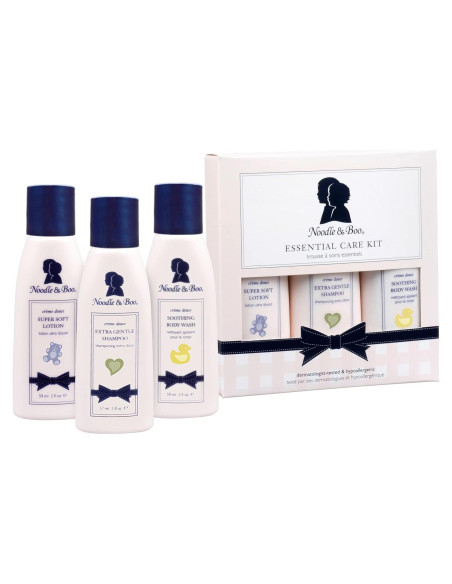 Kit de Cuidado para Bebés Noodle & Boo - 3 Piezas Suaves Kit de Cuidado para Bebés Noodle & Boo - 3 Piezas Suaves