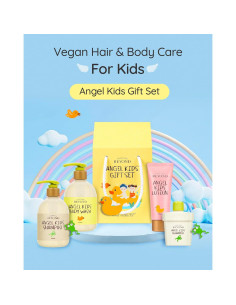 Set de Regalo para Baño Bebé BEYOND Angel Kids 760ml Vegano 2