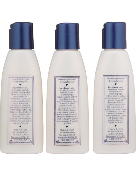 Kit de Cuidado para Bebés Noodle & Boo - 3 Piezas Suaves Kit de Cuidado para Bebés Noodle & Boo - 3 Piezas Suaves