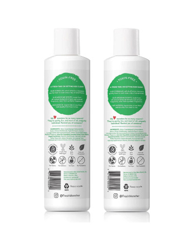 Champú y Gel de Baño 2 en 1 Fresh Monster Splash Oceánico 2x250ml