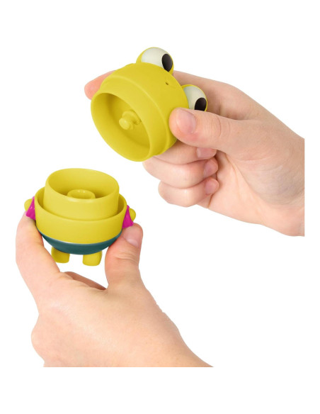 B. toys Juguetes de Baño Ballena y Rana Color Cambiante