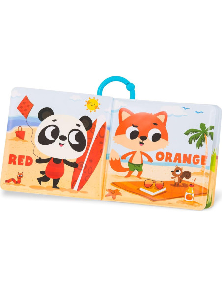 B. toys Juguetes de Baño Ballena y Rana Color Cambiante