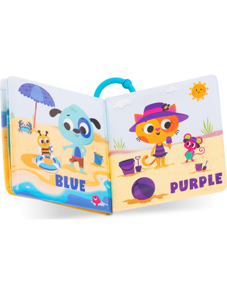 B. toys Juguetes de Baño Ballena y Rana Color Cambiante