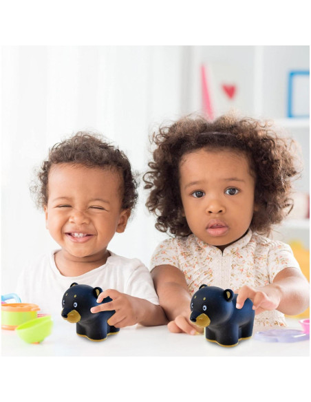 Juguete de Baño Osito Negro DolliBu - Flotante 7.62 cm