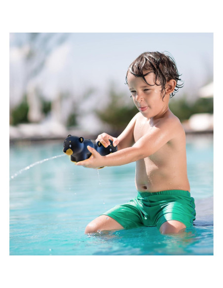 Juguete de Baño Osito Negro DolliBu - Flotante 7.62 cm