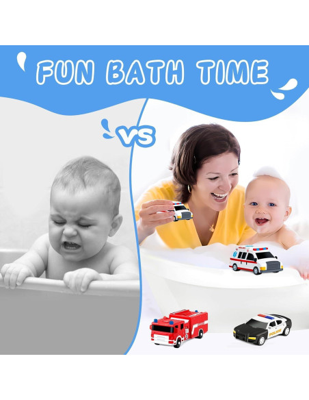 Juguetes de Baño para Niños Yiwu - Set de Coches Flotantes